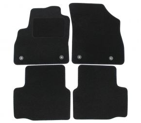 Tapis de voiture sur mesure en velours pour Opel Astra K 2015-2021 (4 pièces)