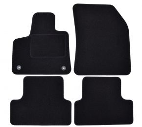 Tapis de voiture sur mesure en velours pour Opel Grandland X 2017- (4 pièces)