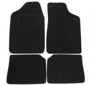 Tapis de voiture sur mesure en velours pour Peugeot 106 1992-2003 (4 pièces)