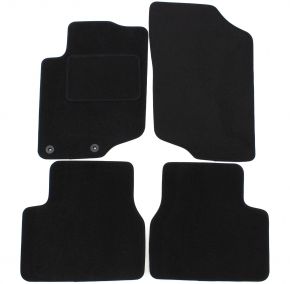 Tapis de voiture sur mesure en velours pour Peugeot 207 2006-2012 (4 pièces)