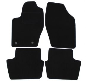 Tapis de voiture sur mesure en velours pour Citroen C4 2004-2012 (4 pièces)