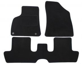 Tapis de voiture sur mesure en velours pour Peugeot 3008 2009-2016 (3 pièces)