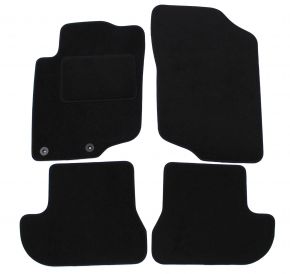 Tapis de voiture sur mesure en velours pour Peugeot 207 CC 2006-2012 (4 pièces)
