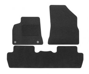 Tapis de voiture sur mesure en velours pour Peugeot 5008 2010-2016 (3 pièces)