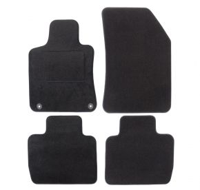 Tapis de voiture sur mesure en velours pour Peugeot 508 2019- (4 pièces)