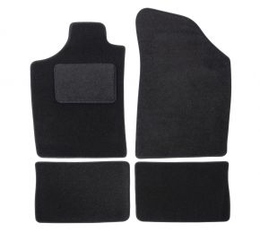 Tapis de voiture sur mesure en velours pour Renault Clio I 1990-1998 (4 pièces)