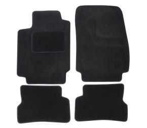 Tapis de voiture sur mesure en velours pour Renault Modus 2004-2012 (4 pièces)