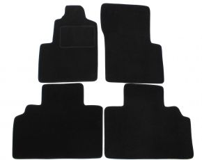 Tapis de voiture sur mesure en velours pour Renault Espace 2000-2003 (4 pièces)