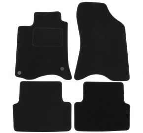 Tapis de voiture sur mesure en velours pour Renault Laguna B 2001-2007 (4 pièces)