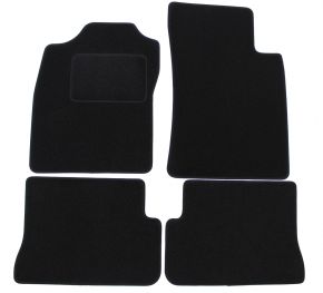 Tapis de voiture sur mesure en velours pour Renault Megane Coupe 1996-2002 (4 pièces)