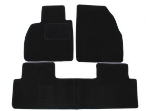 Tapis de voiture sur mesure en velours pour Renault Scenic II 2009-2016 (3 pièces)