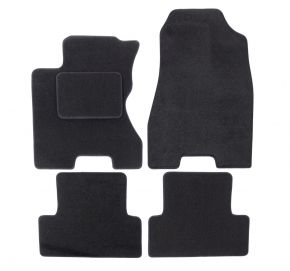 Tapis de voiture sur mesure en velours pour Renault Koleos 2008-2015 (4 pièces)
