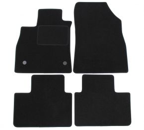 Tapis de voiture sur mesure en velours pour Renault Talisman 2016- (4 pièces)