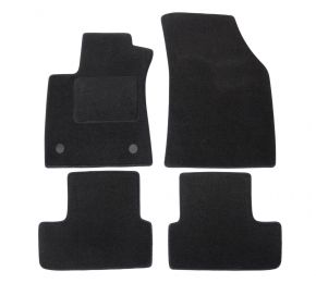 Tapis de voiture sur mesure en velours pour Renault Megane IV 2016 -up (4 pièces)