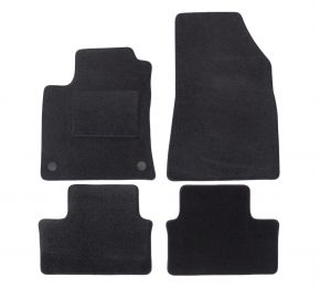 Tapis de voiture sur mesure en velours pour Renault Clio V 2019- (4 pièces)