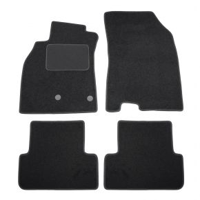 Tapis de voiture sur mesure en velours pour Renault Megane III Grandtourer 2008-2015 (4 pièces)