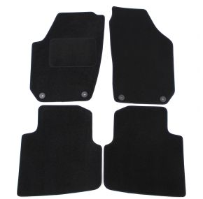 Tapis de voiture sur mesure en velours pour Skoda Roomster 2006-2015 (4 pièces)