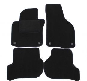 Tapis de voiture sur mesure en velours pour Volkswagen Golf VI 2009-2013 (4 pièces)
