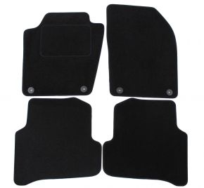 Tapis de voiture sur mesure en velours pour Skoda Fabia III 2014-2021 (4 pièces)
