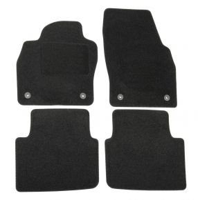 Tapis de voiture sur mesure en velours pour Skoda Scala 2018- (4 pièces)