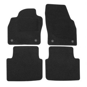 Tapis de voiture sur mesure en velours pour Skoda Kamiq 2019- (4 pièces)