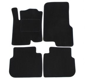 Tapis de voiture sur mesure en velours pour Smart ForFour 2004-2006 (4 pièces)