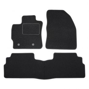 Tapis de voiture sur mesure en velours pour Toyota Verso 2009-2013 (3 pièces)