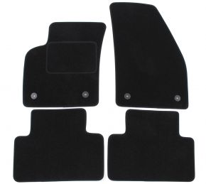 Tapis de voiture sur mesure en velours pour Volvo S40 2004-2012 (4 pièces)