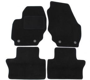 Tapis de voiture sur mesure en velours pour Volvo V70 2007-2016 (4 pièces)