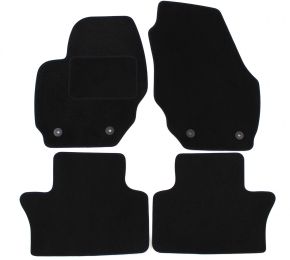 Tapis de voiture sur mesure en velours pour Volvo XC70 2008-2016 (4 pièces)
