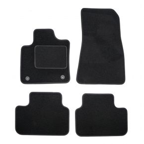 Tapis de voiture sur mesure en velours pour Volvo C40 2021- (4 pièces)