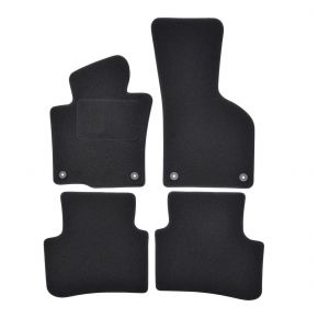 Tapis de voiture sur mesure en velours pour Volkswagen Passat B7 2011-2014 (4 pièces)