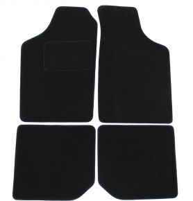 Tapis de voiture sur mesure en velours pour Volkswagen Polo 1990-1994 (4 pièces)
