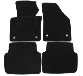 Tapis de voiture sur mesure en velours pour Volkswagen Touran 2003-2010 (4 pièces)