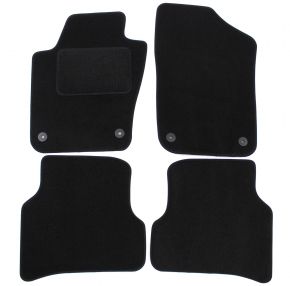 Tapis de voiture sur mesure en velours pour Seat Ibiza 6J 2008-2017 (4 pièces)