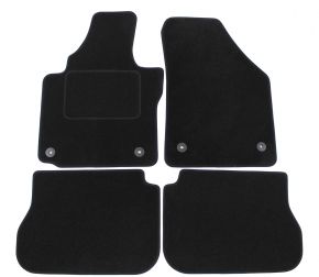 Tapis de voiture sur mesure en velours pour Volkswagen Caddy 2003-2015 (4 pièces)