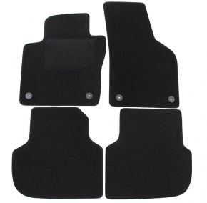 Tapis de voiture sur mesure en velours pour Volkswagen Jetta 2011-2018 (4 pièces)