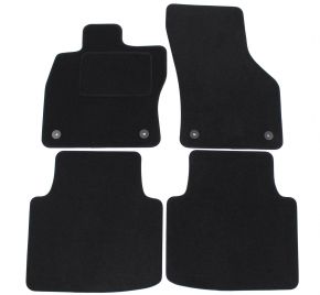 Tapis de voiture sur mesure en velours pour Volkswagen Passat B8 2015-2021 (4 pièces)