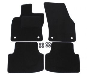 Tapis de voiture sur mesure en velours pour Volkswagen Tiguan 2016- (4 pièces)