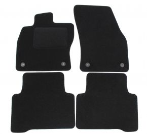 Tapis de voiture sur mesure en velours pour Volkswagen Touran 2016- (4 pièces)