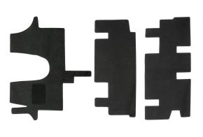 Tapis de voiture sur mesure en velours pour Volkswagen T6 Multivan 2016- (3 pièces)