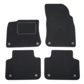 Tapis de voiture sur mesure en velours pour Volkswagen Touareg 2018- (4 pièces)