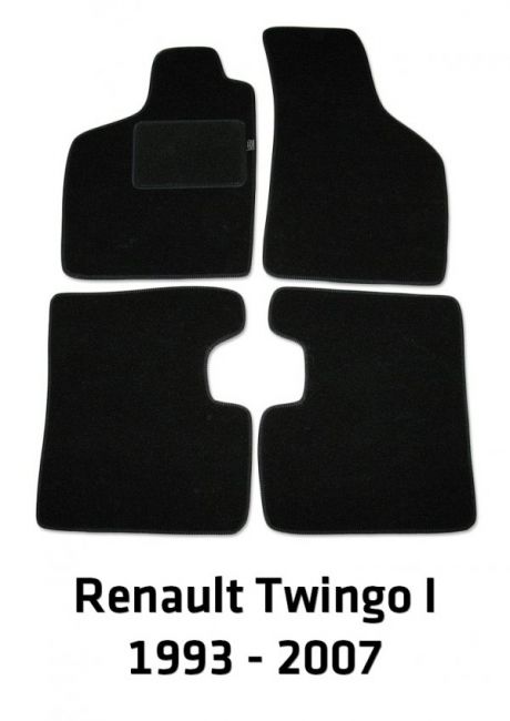 Set de tapis de sol en velours sur mesure pour Renault Twingo 1993