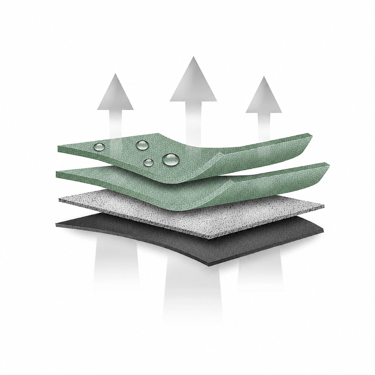 Matériau 4 couches de la bâche pour voiture Membrane Garage